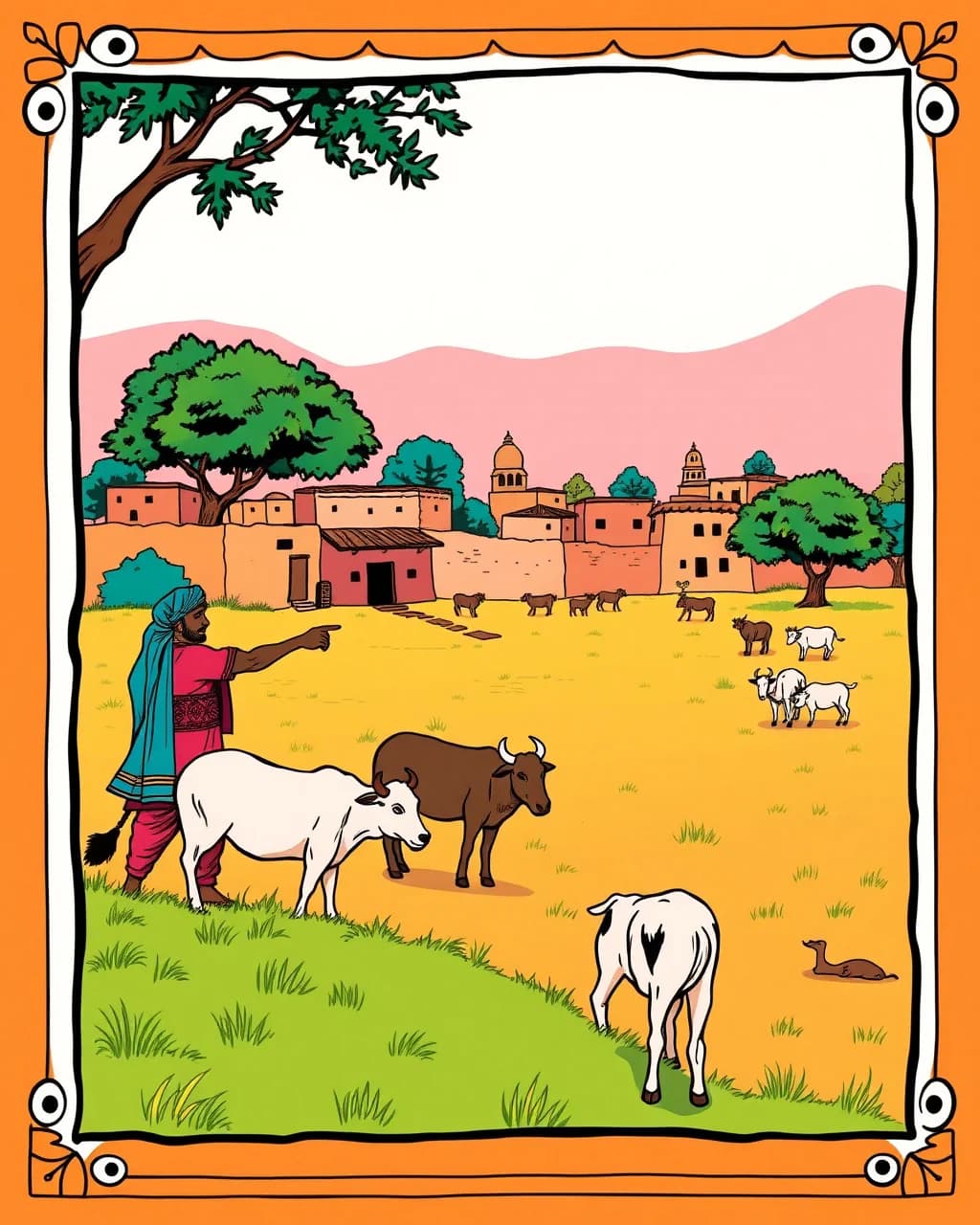 Adao: gaay-bhains ka ghaas wala maidan