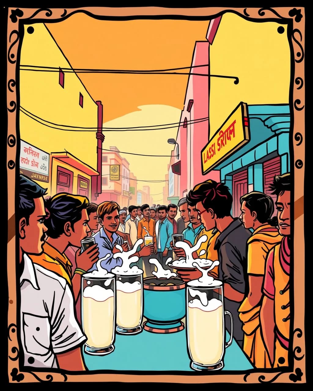 MI Road ki kulhad lassi ka mid-day break
