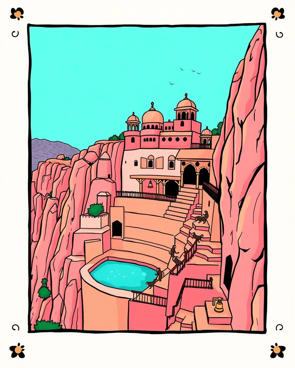Galta Ji ka lamba, goonjta safar