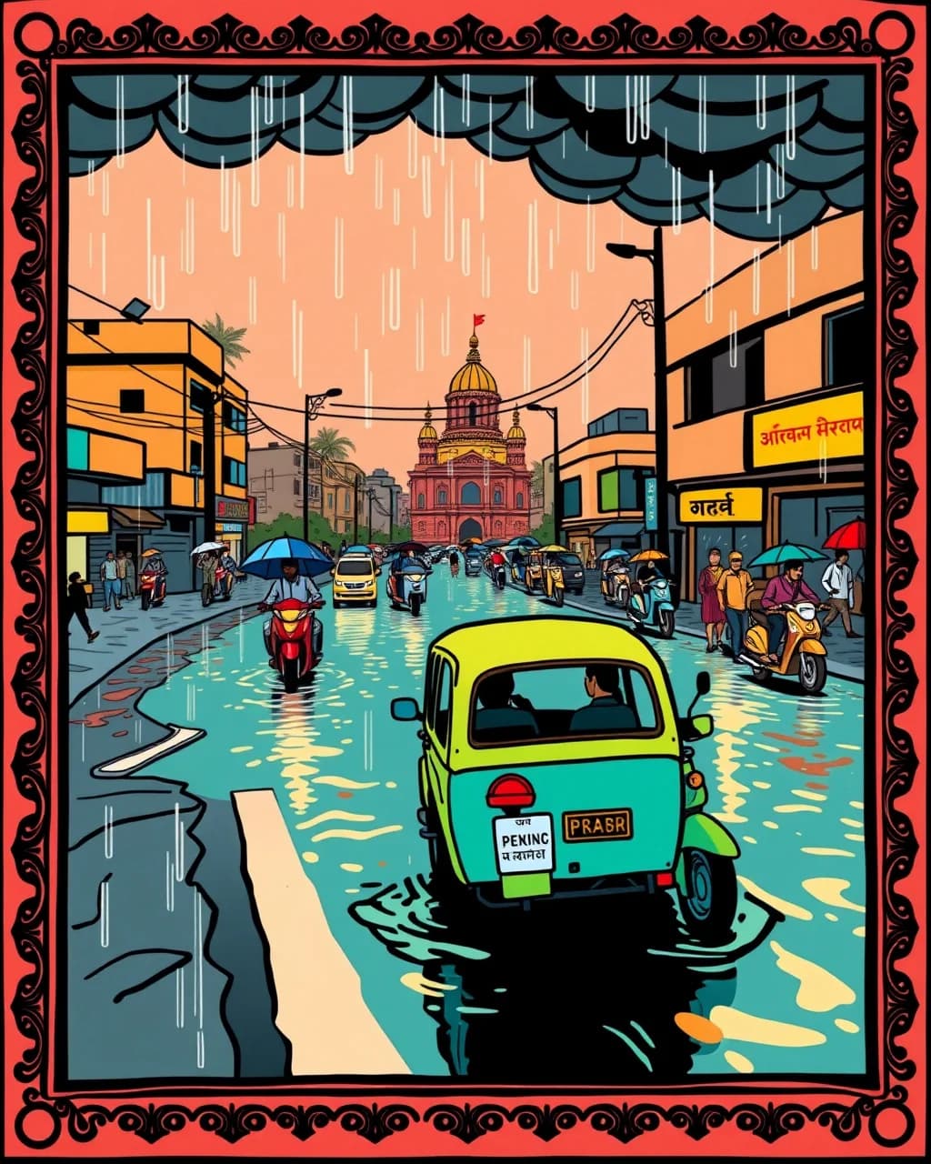 Delhi-NCR ki baarish ne garmi ka rang dhoya