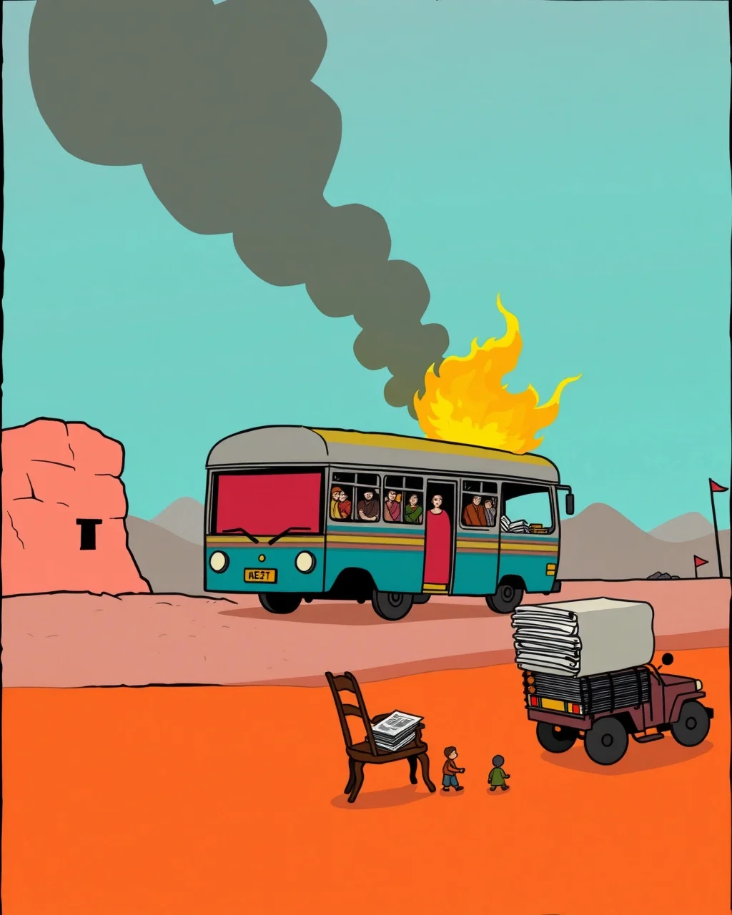 Roorkee mein sleeper bus mein aag, 32 bach nikle