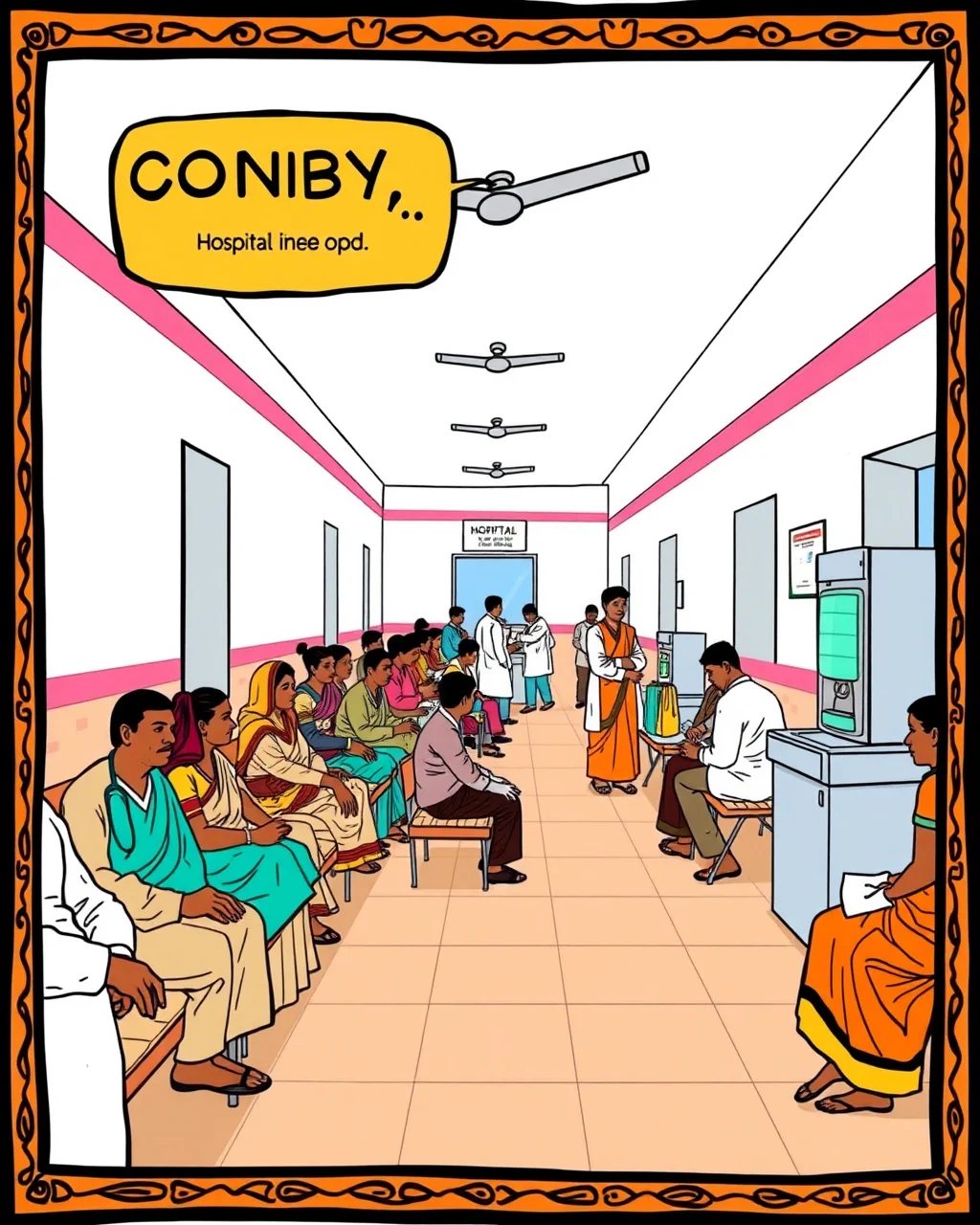 SMS Hospital mein surprise check, OPD ka scene