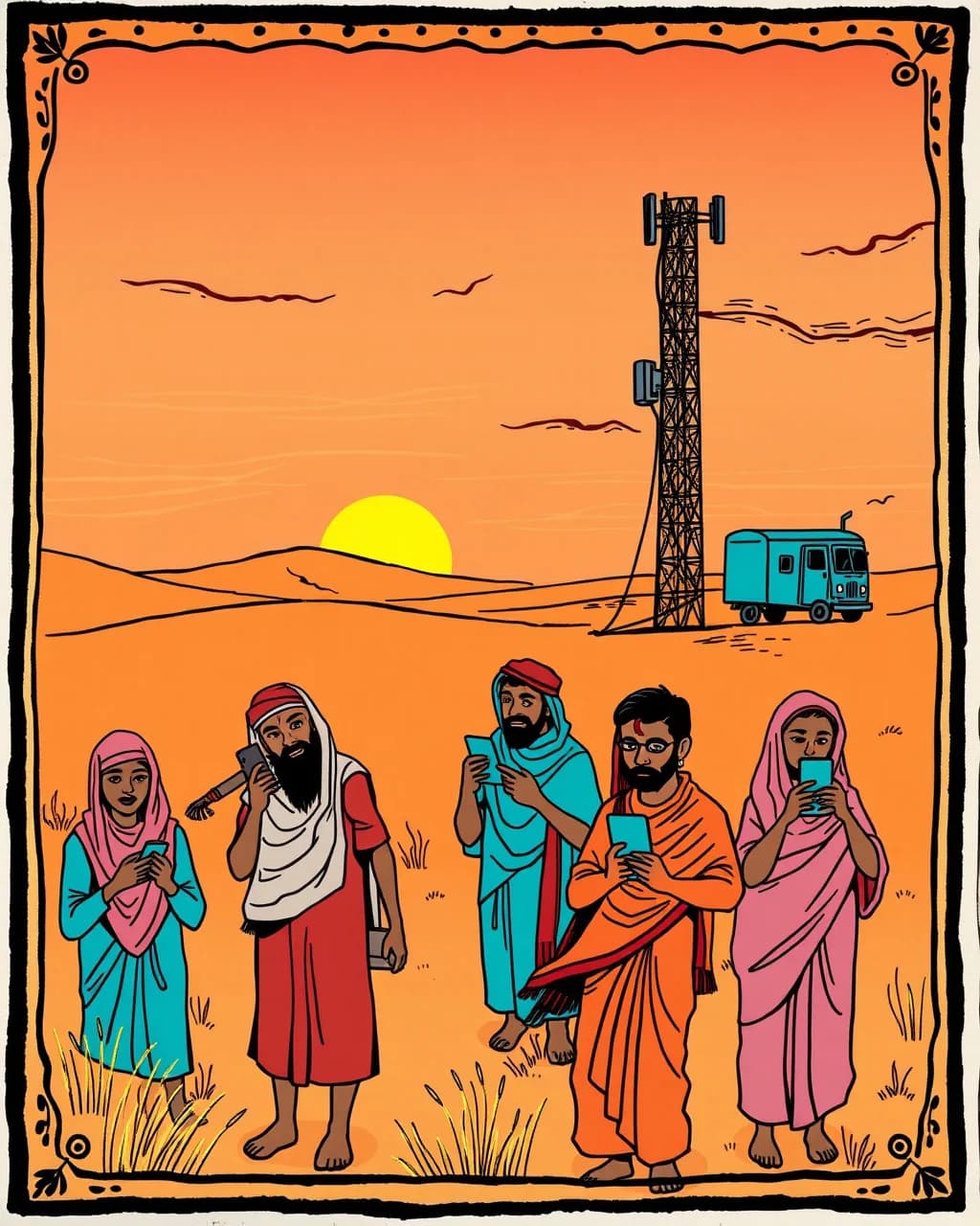 Jaisalmer border par Pakistani SIMs par rok