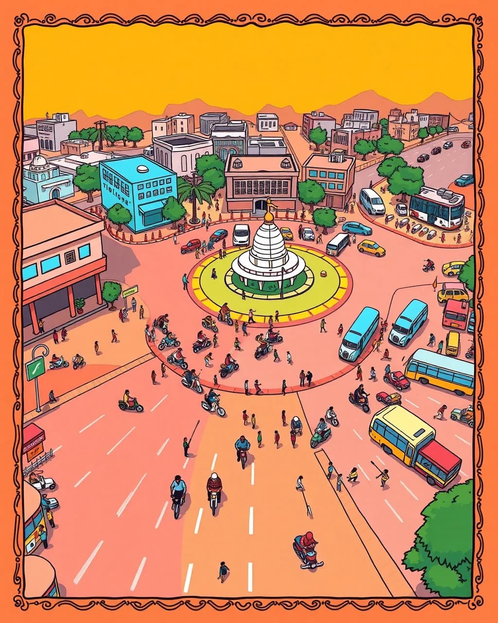 Collectorate Circle: 40,000 gaadi, ek junction