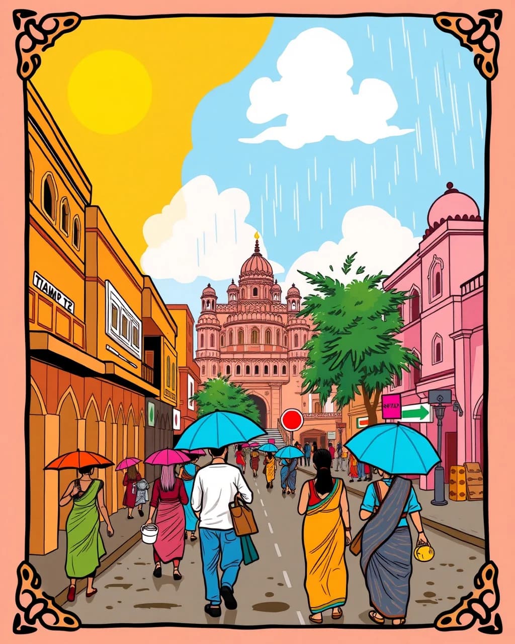 Kal Jaipur mein 36°C, thodi si baarish ki chance