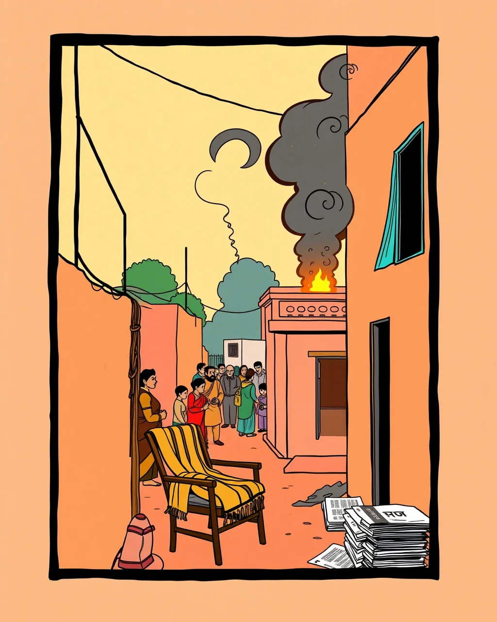 Kho-Nagorian ki tang gali mein aag, 3 zindagiyaan chhin gayin
