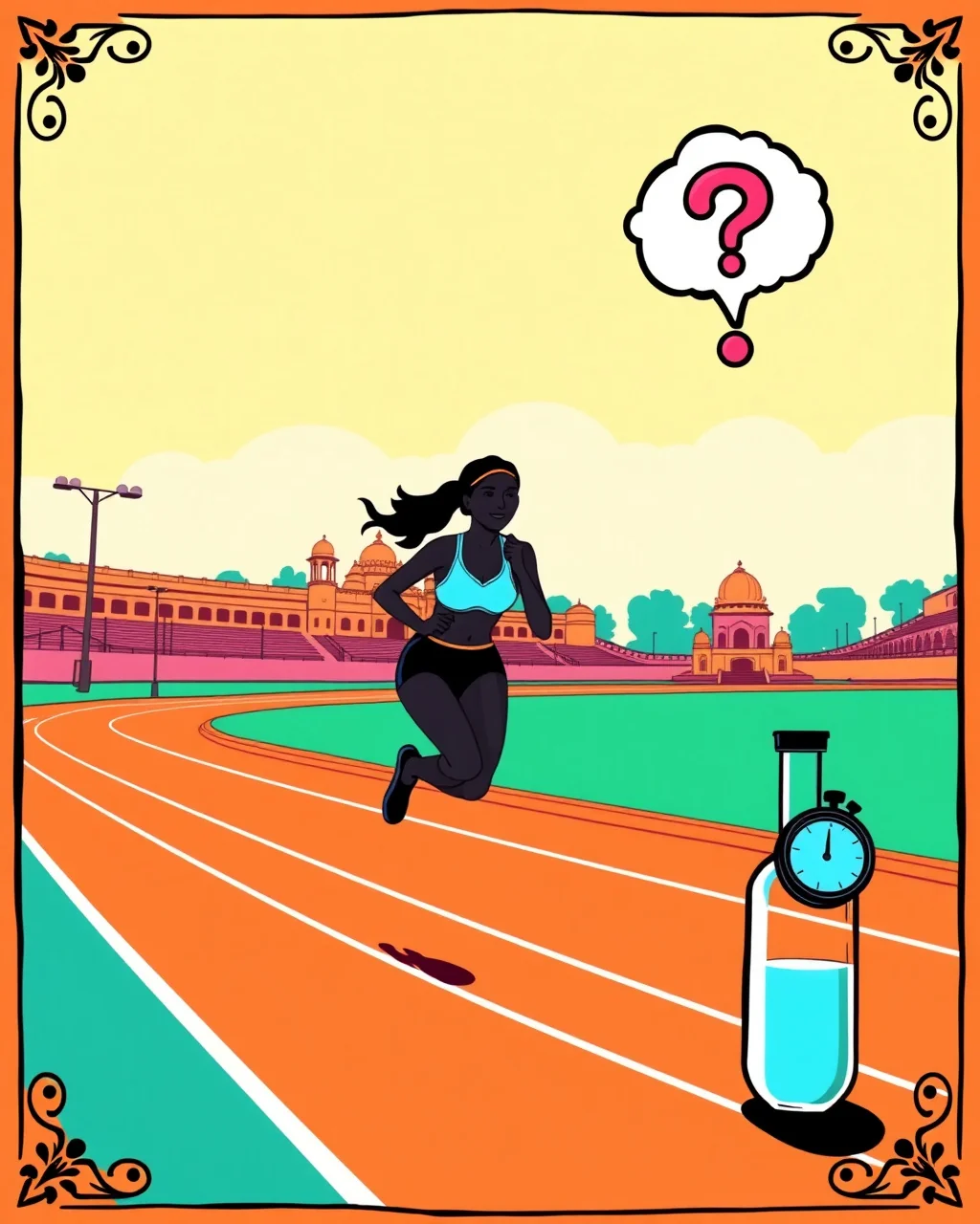 Jaipur track par chamki thi, ab dope test ne roka
