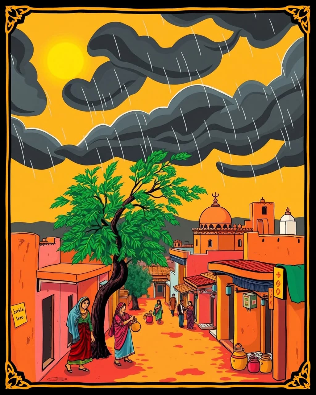 Aaj 25 jilon mein aandhi-rain ka alert
