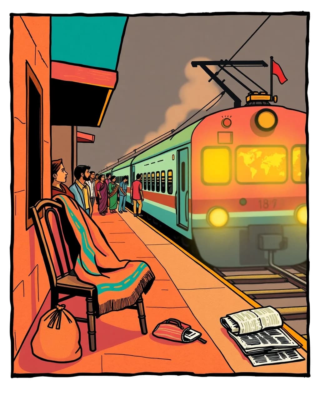 Rail platform par ek pal ki chook, zindagi tham gayi